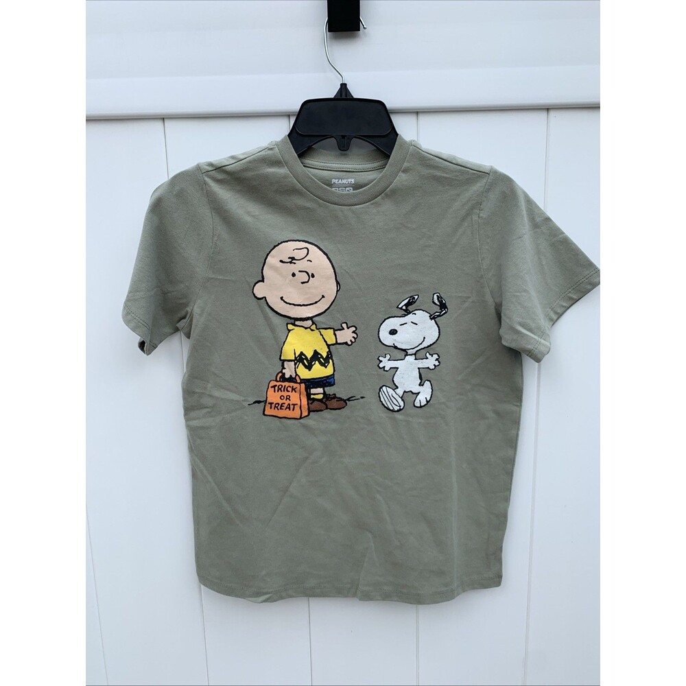 RSQ x Peanuts Halloween T-Shirt Boys Medium Crew Neck Short Sleeve Cotton